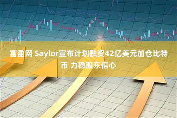 富盈网 Saylor宣布计划融资42亿美元加仓比特币 力稳股东信心
